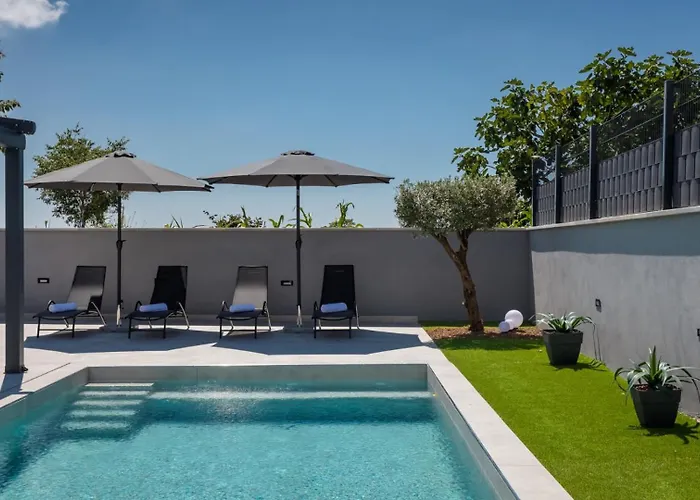 Villa Modern Ana With 2 Bedrooms In Tinjan Brecevici